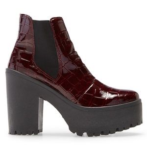 🔥SALE🔥NEW-TOPSHOP Bria Croc Chelsea Boot